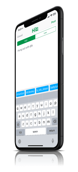 Preview of post creation view